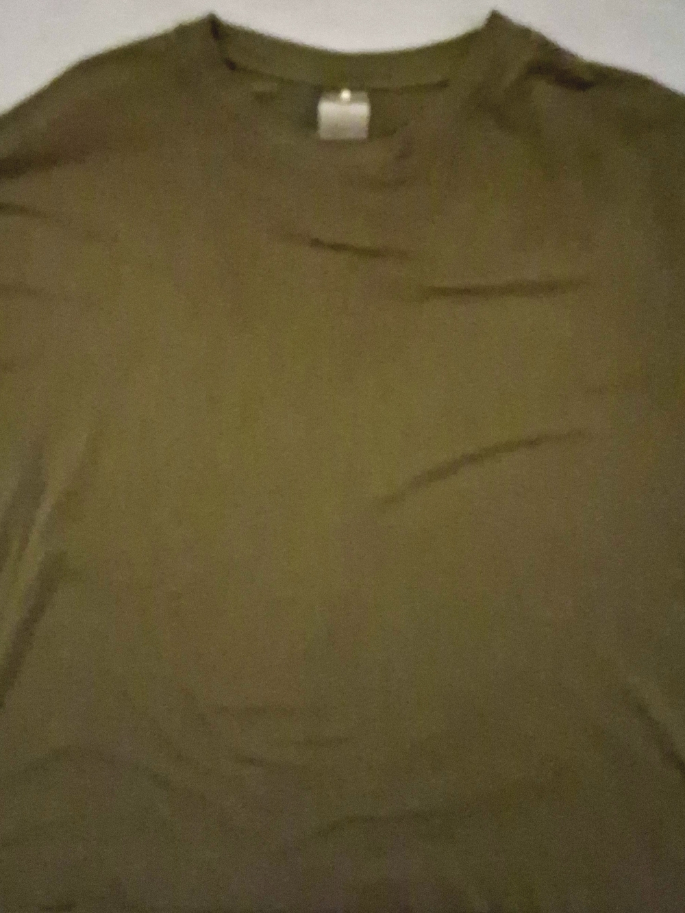 Olive Green/chartruce Color Shirt. Soft Fabric.